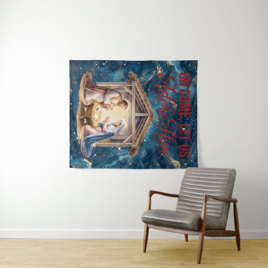 Come Adore Him Tapestry タペストリー (インサイチュ(横))