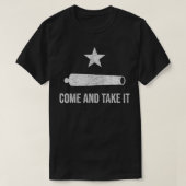 COME AND TAKE IT FLAG TEXAS PRIDE GONZALES CANNON Tシャツ (デザイン正面)