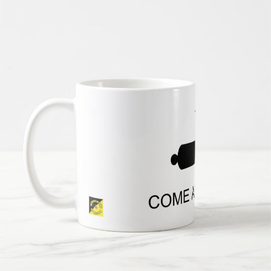 COME AND TAKE IT MUG コーヒーマグカップ (左)