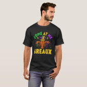Come At Me Breaux カニビーズ ジョーク マーディグラ  Tシャツ (正面フル)