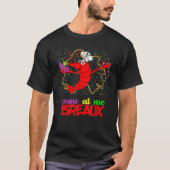 Come At Me Breaux Crawfish Beads Funny Mardi Gras Tシャツ (正面)