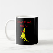 Come At Me Bro Kangaroo Boxing Novelty Gift コーヒーマグカップ (左)