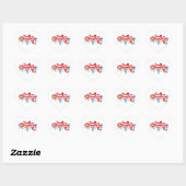 Come Back Aesthetic Sticker ハートシール (シート)