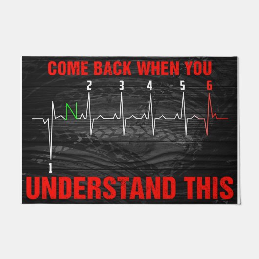 Come Back When You Understand This ドアマット (正面)