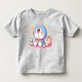 Come Come Cat And Doraemon トドラーTシャツ