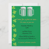 Come for a Pint or come as you are 招待状 (正面)