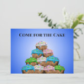 Come for the Cake Stay Because leaving is Awkward  招待状 (スタンド正面)