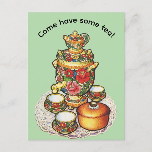 Come have some tea! ポストカード (正面)