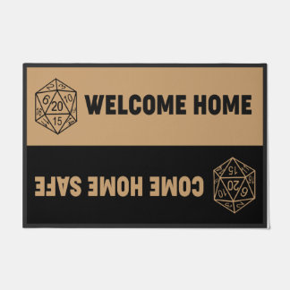  Come Home Safe And Welcome Home Doormat ドアマット