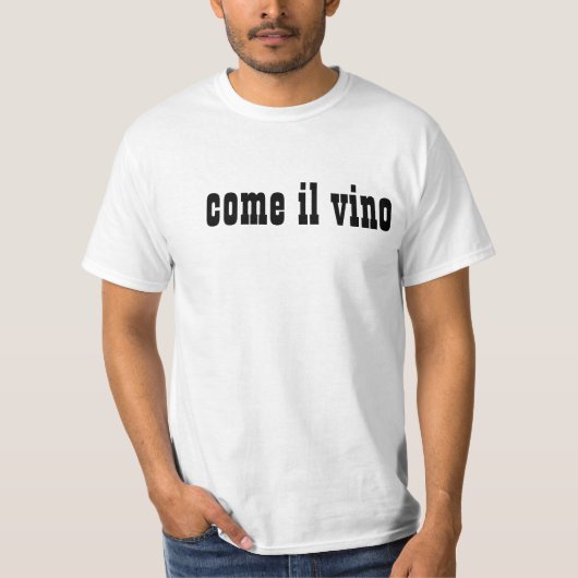come il vino tシャツ (正面)