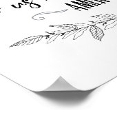 Come Lord Jesus Be Our Guest Prayer Wall Art ポスター (角)