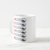 Come on baby light my fire コーヒーマグカップ (正面左)