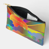 Come on Down Psychedelic Print Cut Sew Bag アクセサリーポーチ (見開き)