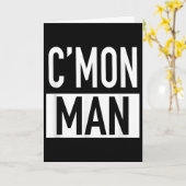 Come on Man - Pularの名言 カード (黄色い花)