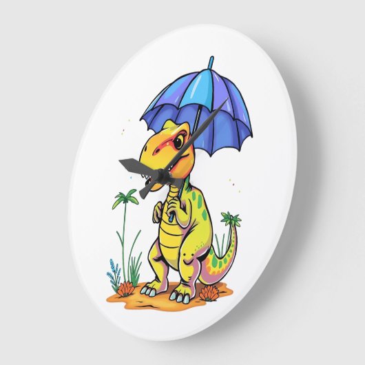 Come On Rain ラージ壁時計 (傾斜)