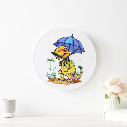 Come On Rain ラージ壁時計 (ホーム)