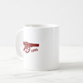 Come On You Gunners COYG コーヒーマグカップ (正面左)