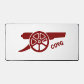 Come On You Gunners COYG デスクマット (正面)