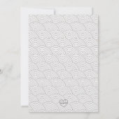 Come Roll With Us Sushi birthday 招待状 (裏面)