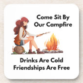 Come Sit By Our Campfire on a  コースター (正面)