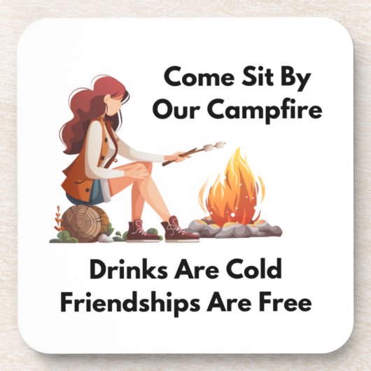 Come Sit By Our Campfire on a  コースター (正面)