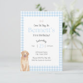 Come Sit Stay Birthday Invitation 招待状 (スタンド正面)