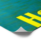 Come to Hawaii vintage poster ポスター (角)