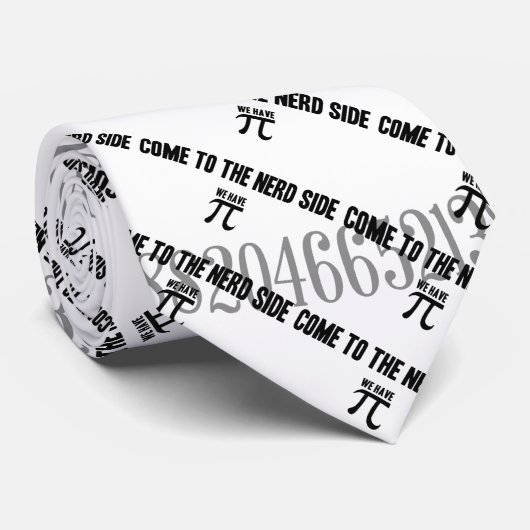 Come To The Nerd Side for Pi ネクタイ (ロール)