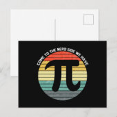 Come to the Nerd Side We Have Pi ポストカード (正面/裏面)