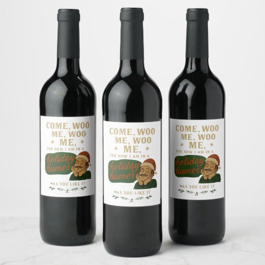 Come, woo me ワインラベル (ボトル)