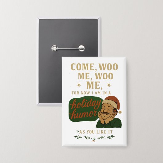 Come, woo me 缶バッジ (正面/裏面)