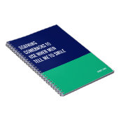 Comebacks to Use When Men Tell Me to Smile ノートブック (右側)