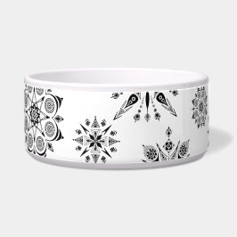comedero para perro con mandalas ボウル