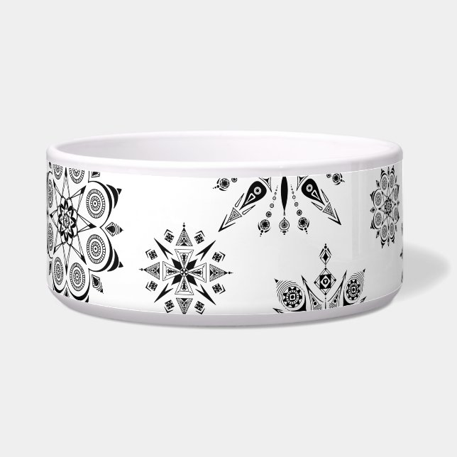 comedero para perro con mandalas ボウル (左)