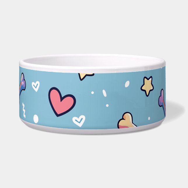 Comedero Zoom Zoom "Cosmic Crunch" ボウル (正面)