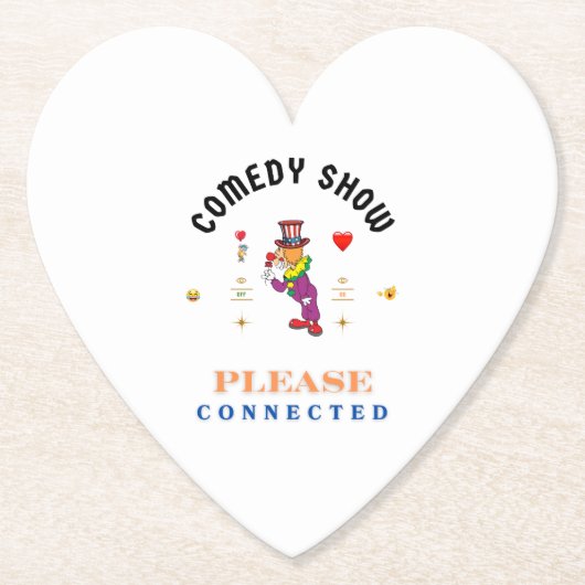 COMEDY SHOW ペーパーコースター (正面)