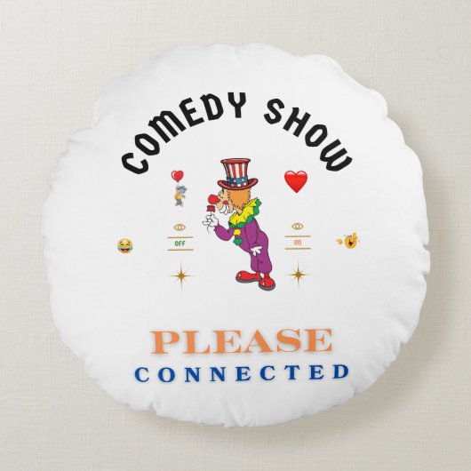 Comedy Show ラウンドクッション (正面)