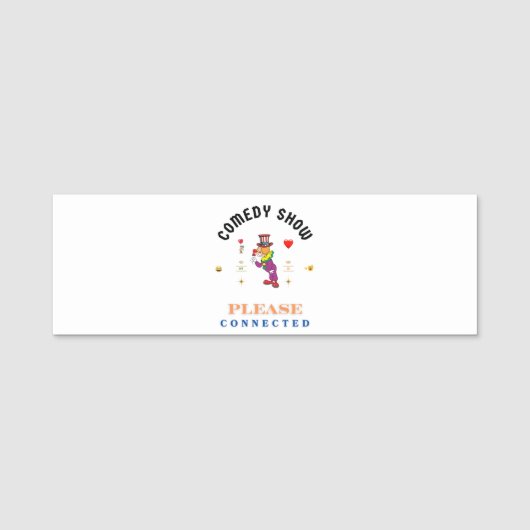 COMEDY SHOW  名札 (正面)