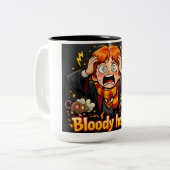 Comedy Wizard Drinking Mug for Fantasy Lovers ツートーンマグカップ (正面左)