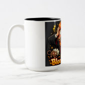 Comedy Wizard Drinking Mug for Fantasy Lovers ツートーンマグカップ (左)
