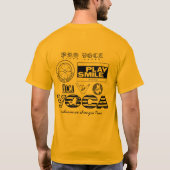 Comericaオレンジw/backのスポンサー Tシャツ (裏面)