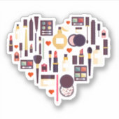 Comesticsハート シール (正面)