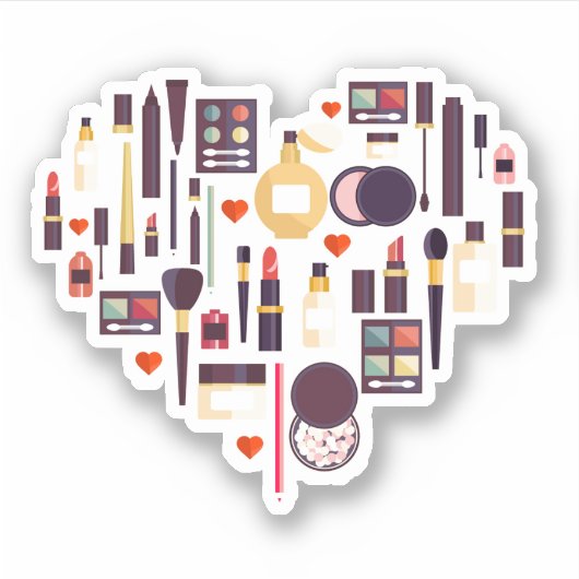 Comesticsハート シール (正面)