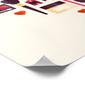 Comesticsハート ポスター (角)