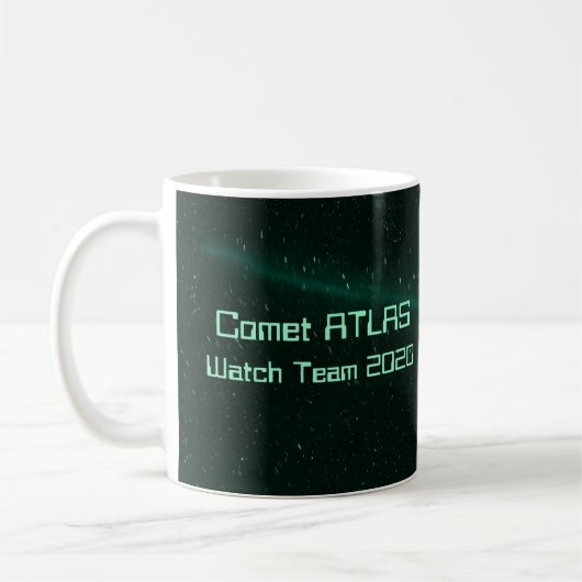 Comet ATLAS Watch Team 2020 コーヒーマグカップ (左)