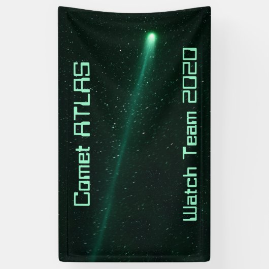 Comet ATLAS Watch Team 2020 横断幕 (縦)
