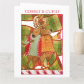 COMET CUPIDビッグクリスマスカード カード (裏面)