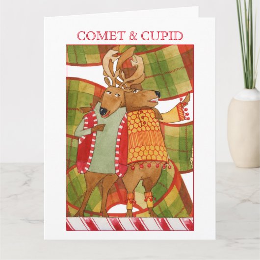 COMET CUPIDビッグクリスマスカード カード (正面)