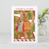 COMET CUPID 5x7フラットクリスマスカード シーズンカード (スタンド正面)