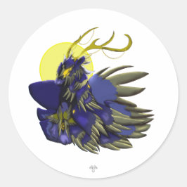 Comet Dark Fantasy Reindeer Collection Stickers  ラウンドシール